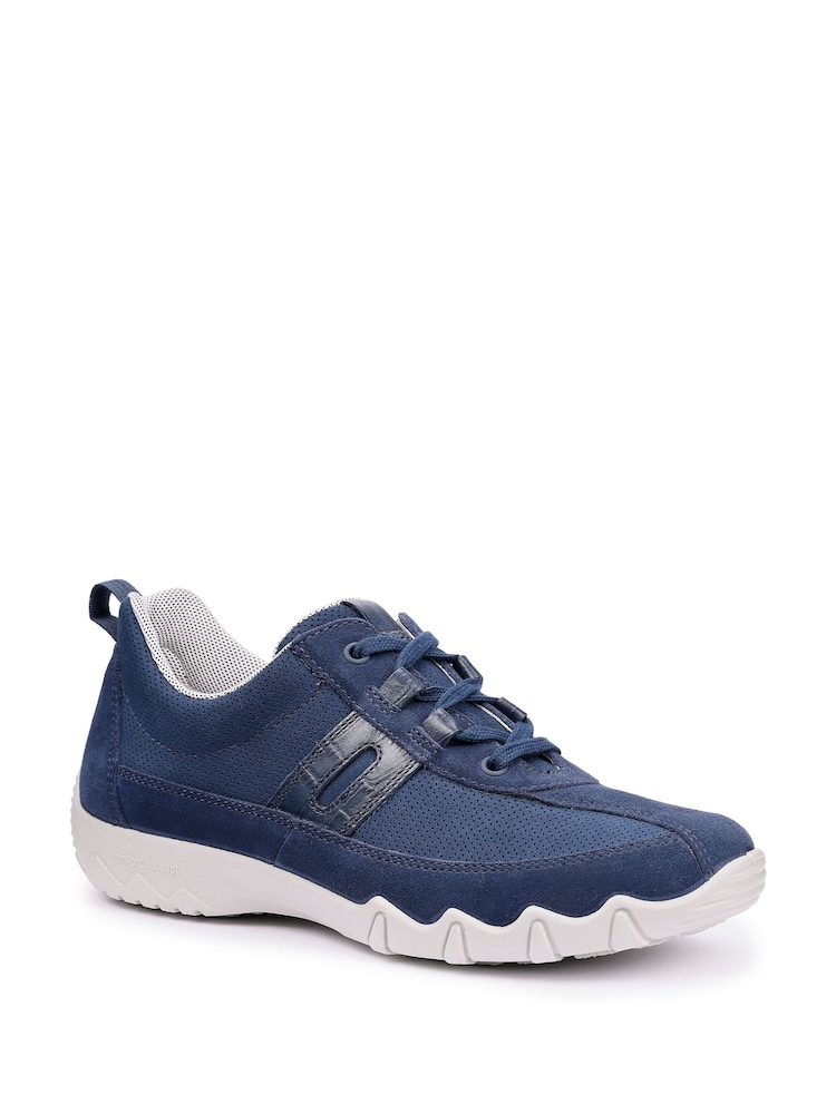 Hotter Blue Wide Fit Leanne II Lace-Up Shoes - Image 2 of 4