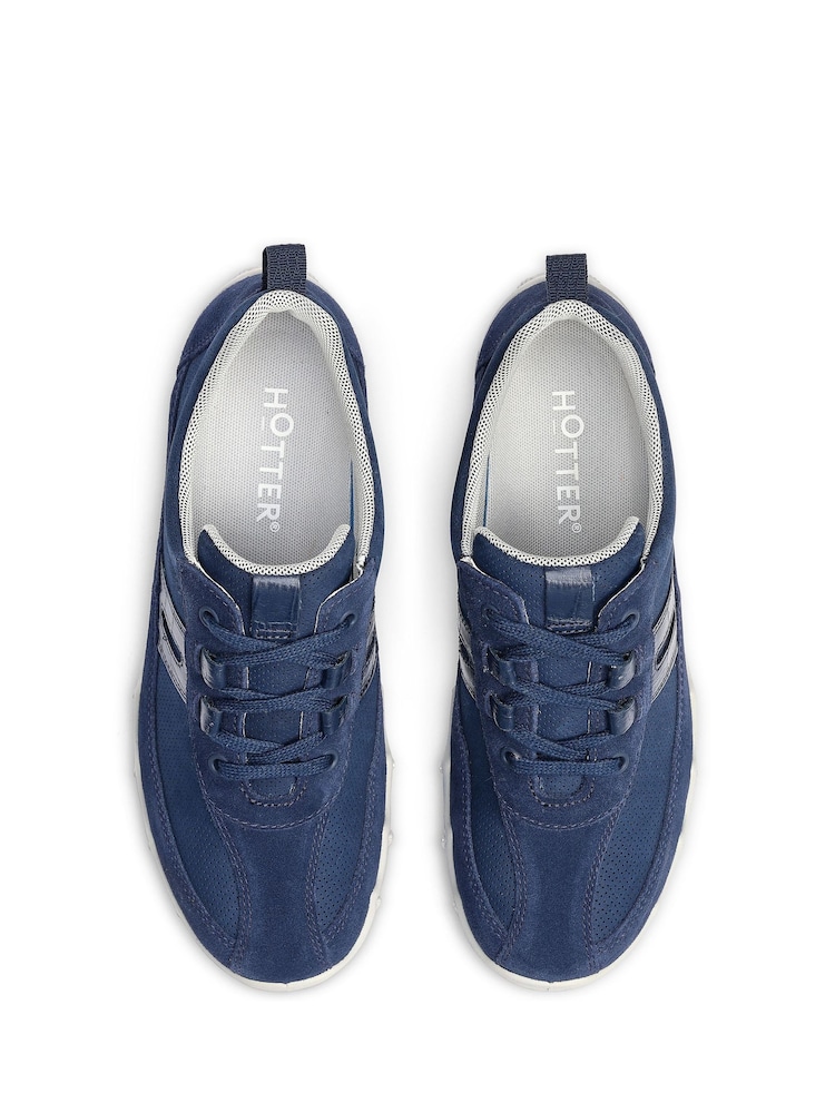 Hotter Blue Wide Fit Leanne II Lace-Up Shoes - Image 4 of 4