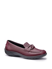 Hotter Red Wide Fit Cabana Slip-Ons Shoes - Image 2 of 4