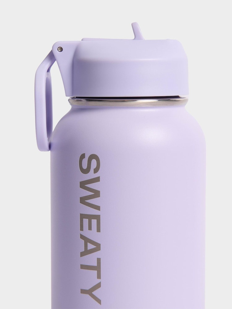 Sweaty Betty Purple Keep It Chill Straw Water Bottle 950ml - Image 2 of 3