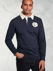 Brook Taverner Scotland Heritage Pure Cotton Rugby Shirt - صورة 1 من 3