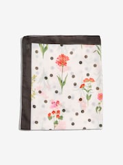 Love & Roses Floral Polka Dot Lightweight Scarf - Image 5 of 7