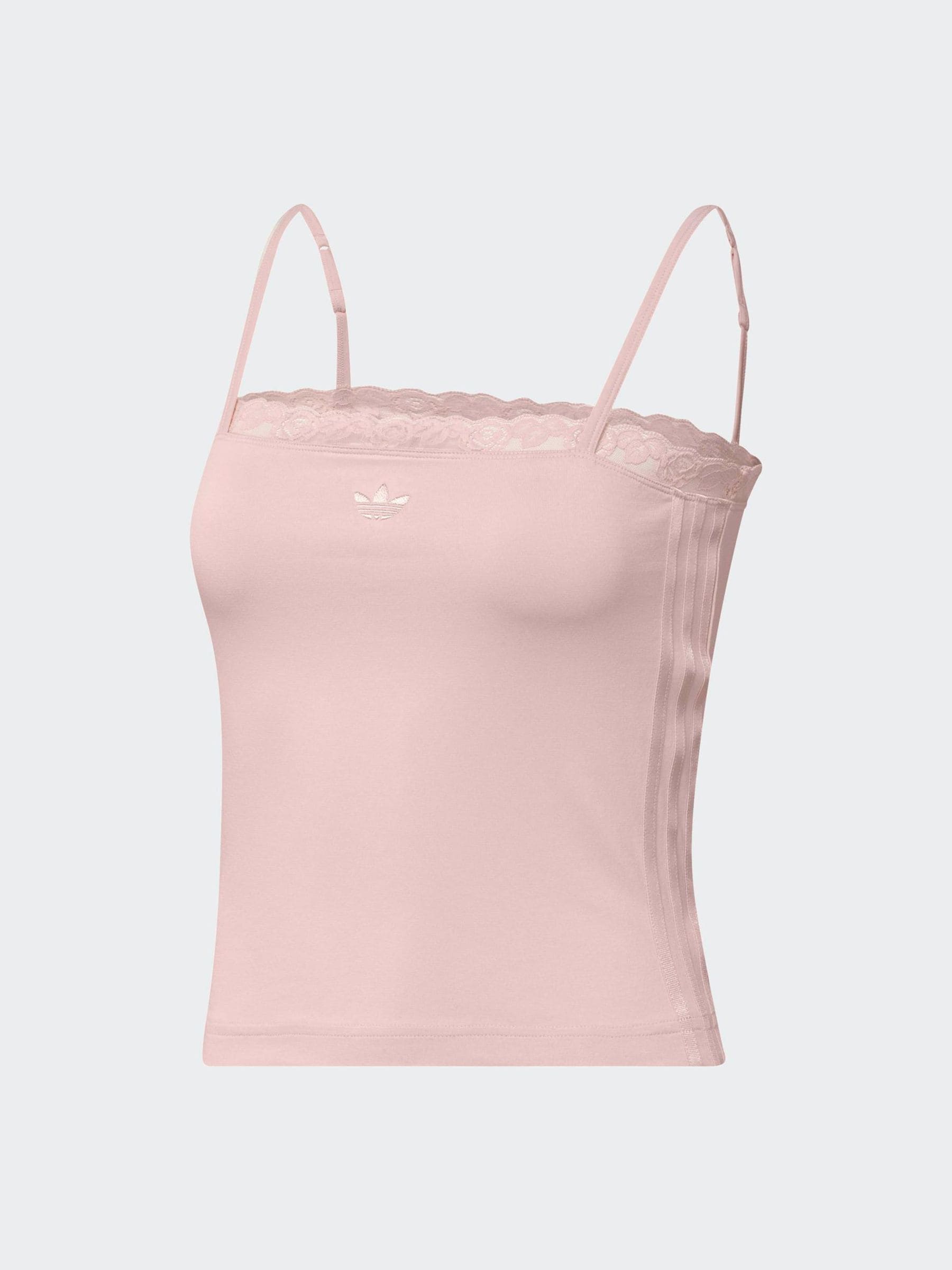 Buy adidas Originals Pink Lace Top from Next Luxembourg