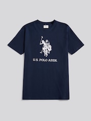 U.S. Polo Assn Blue Mens Rider T-Shirt - Image 6 of 8