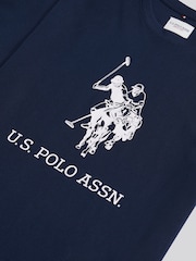 U.S. Polo Assn Blue Mens Rider T-Shirt - Image 8 of 8
