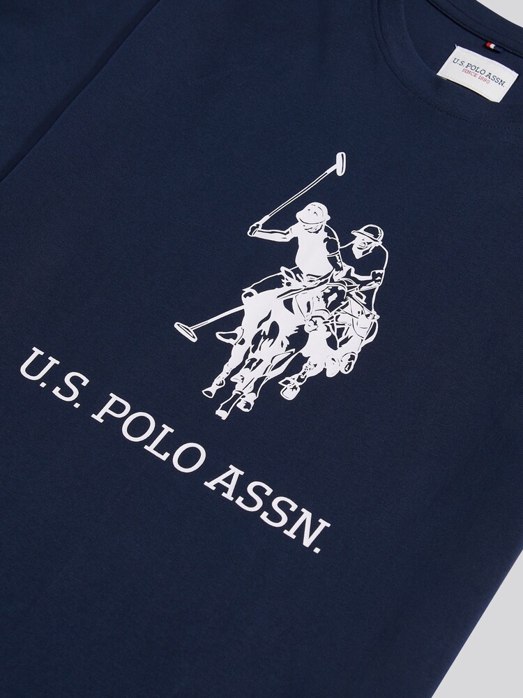 U.S. Polo Assn Blue Mens Rider T-Shirt - Image 8 of 8 U.S. Polo Assn Blue Mens Rider T-Shirt - Image 8 of 8