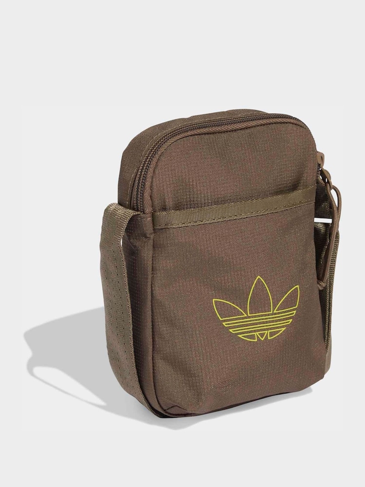 adidas Originals Brown Festival Bag - Image 1 of 5