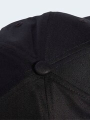 adidas Black Linear Embroidered Cap - Image 4 of 4