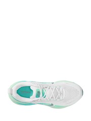 Nike White/Aqua Vomero 18 Road Running Trainers - Image 5 of 8