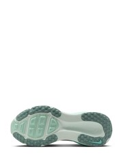 Nike White/Aqua Vomero 18 Road Running Trainers - Image 6 of 8