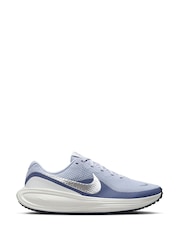 Nike Blue/Grey Revolution 8 Road Running Trainers - Image 1 of 11