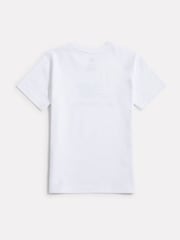 New Balance White Stacked Logo T-Shirt - Image 7 of 8