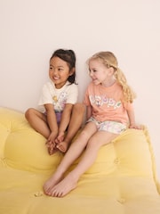 Multi Purple/ Ecru Peppa Pig Short Pyjamas 2 Pack (9mths-8yrs) - Image 2 of 4