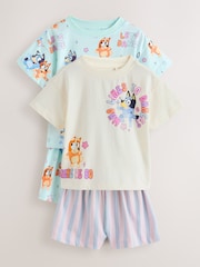 Krem boja - Bluey Short Pyjamas 2 Pack (12mths-8yrs) - Slika 1 od 6