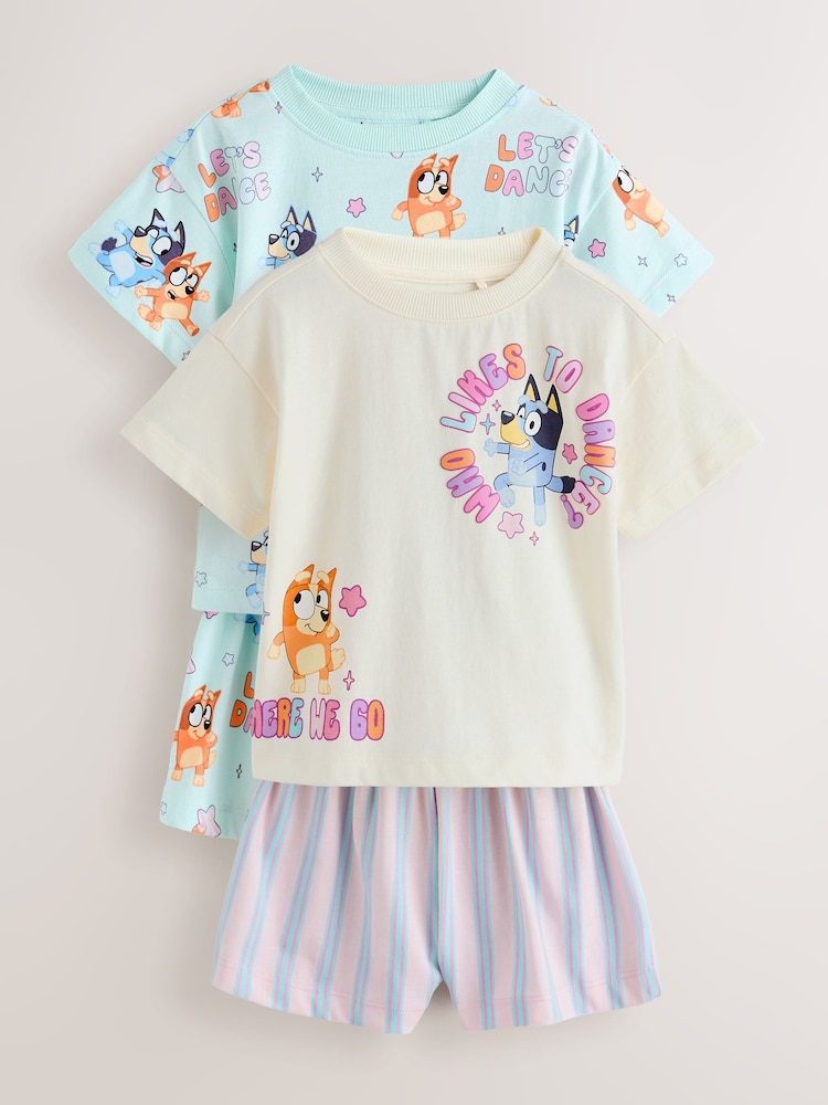 Krem boja - Bluey Short Pyjamas 2 Pack (12mths-8yrs) - Slika 1 od 6