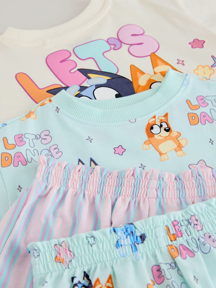 Krem boja - Bluey Short Pyjamas 2 Pack (12mths-8yrs) - Slika 6 od 6