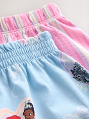Pink Blue Disney Princess Short Pyjamas 2 Pack (9mths-10yrs) - Image 13 of 13