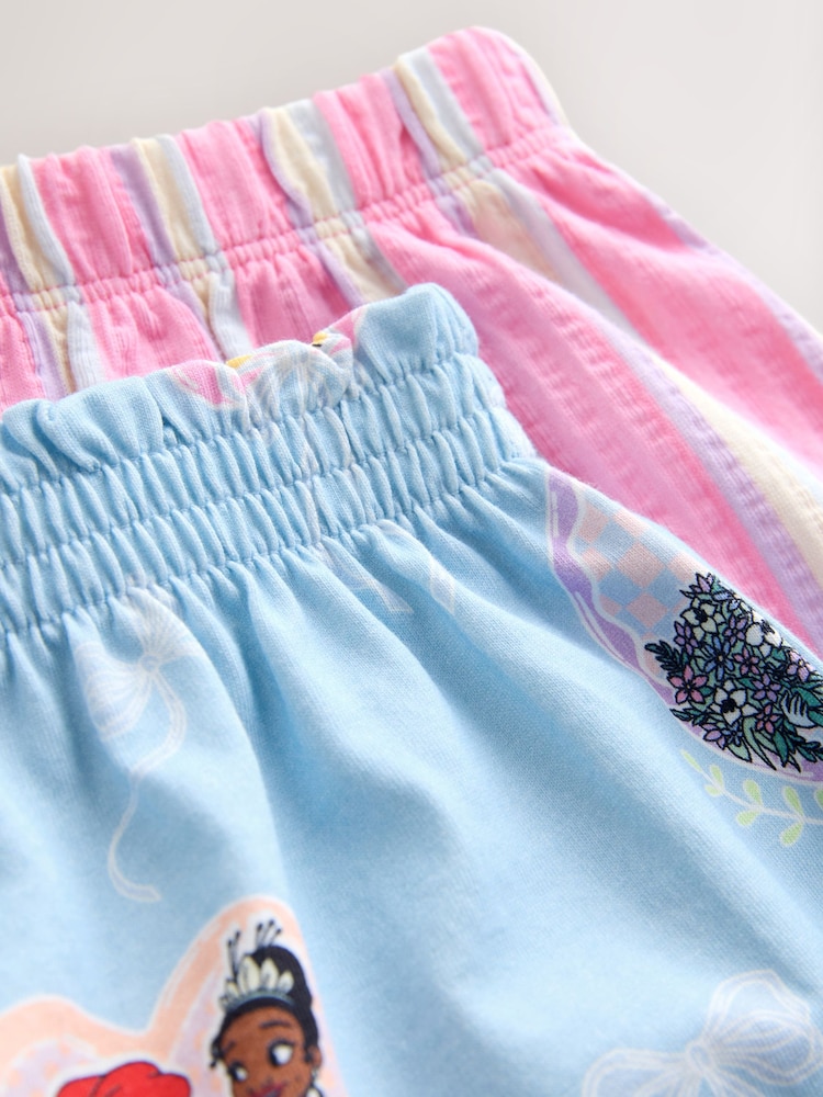 Pink Blue Disney Princess Short Pyjamas 2 Pack (9mths-10yrs) - Image 13 of 13