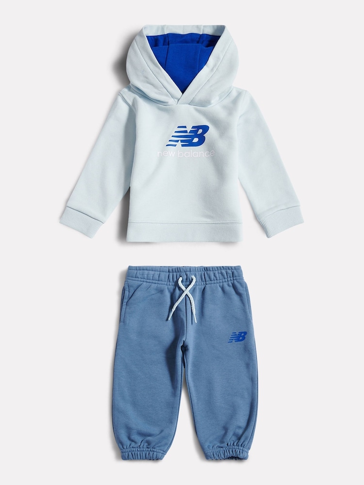 New Balance Blue FT Hoodie & Joggers Set - Image 1 of 5 New Balance Blue FT Hoodie & Joggers Set - Image 1 of 5