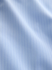 Light Blue Self Stripe/ Blue Polka Dot - Көйнөк жана галстук топтому - 8ичинен 8 сүрөт