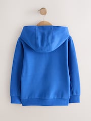Cobalt Blue Logo Zip Through Hoodie (3-16yrs) - Image 2 of 4