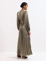 Phase Eight Gold Ellen Dress - Image 2 of 7