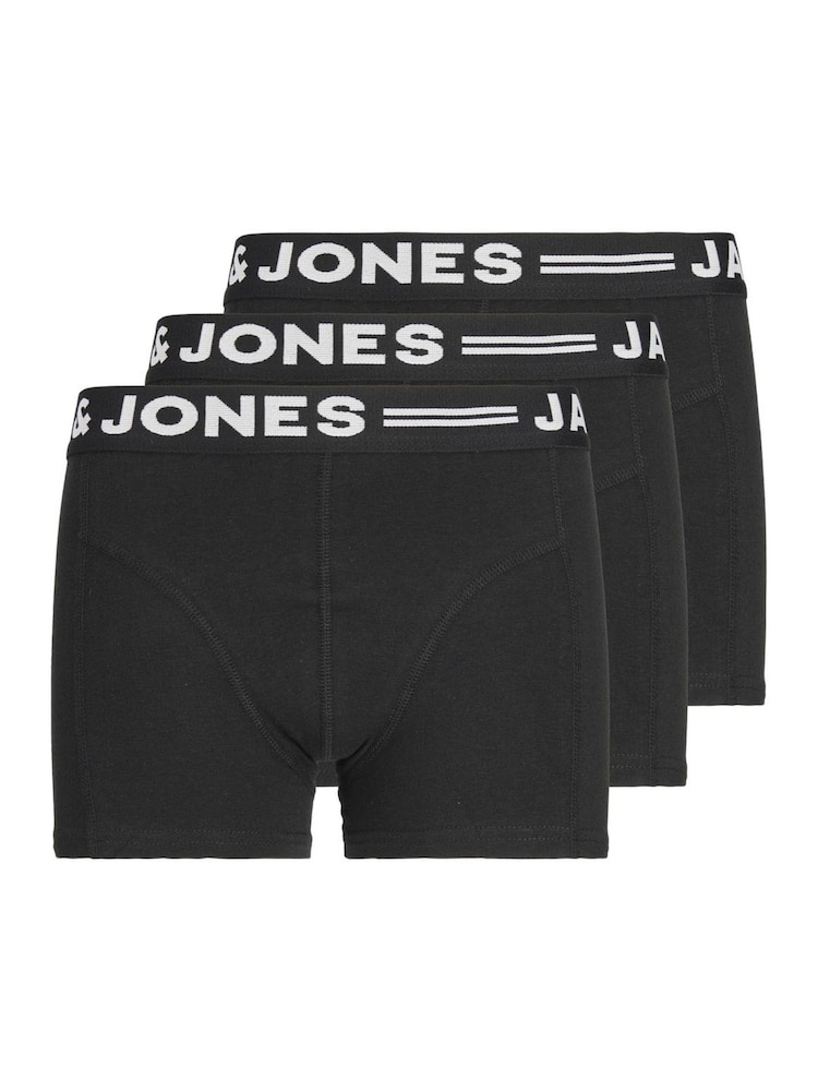 JACK & JONES Junior Boxers 3 Pack - Image 1 of 3