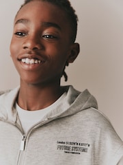 Grey Hoodie Tank and T-Shirt Set (3-16yrs) - Image 4 of 10