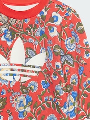 adidas Originals Red X Liberty London Crew Set - Image 5 of 6