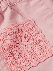 Monsoon Pink Crochet Pocket High Waist Trousers - Image 4 of 4