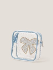 Monsoon Blue Clear Bow Confetti Cross-Body Bag - Image 2 of 4