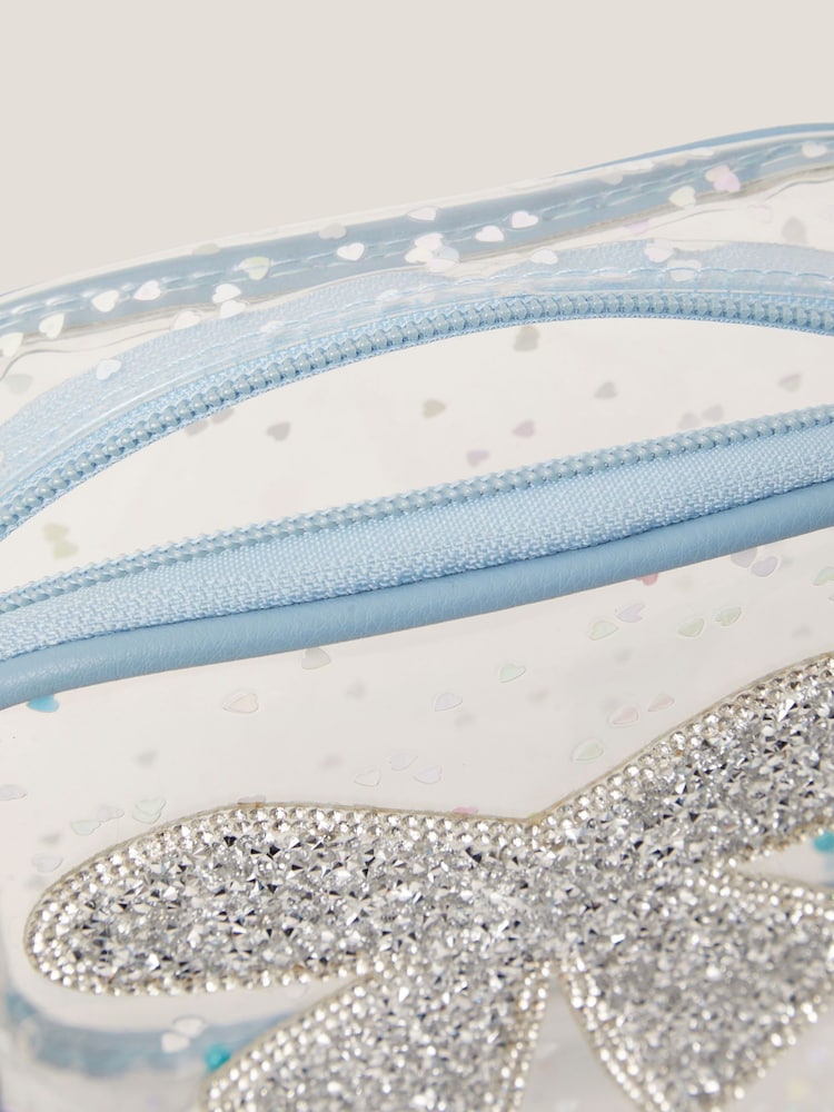 Monsoon Blue Clear Bow Confetti Cross-Body Bag - Image 4 of 4