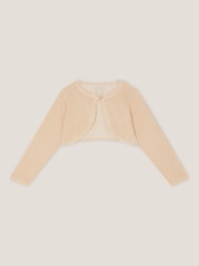 Monsoon Gold Maeve Bow Button Cardigan - Image 1 of 3