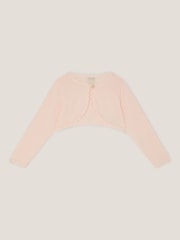 Monsoon Pink Maeve Bow Button Cardigan - Image 3 of 4