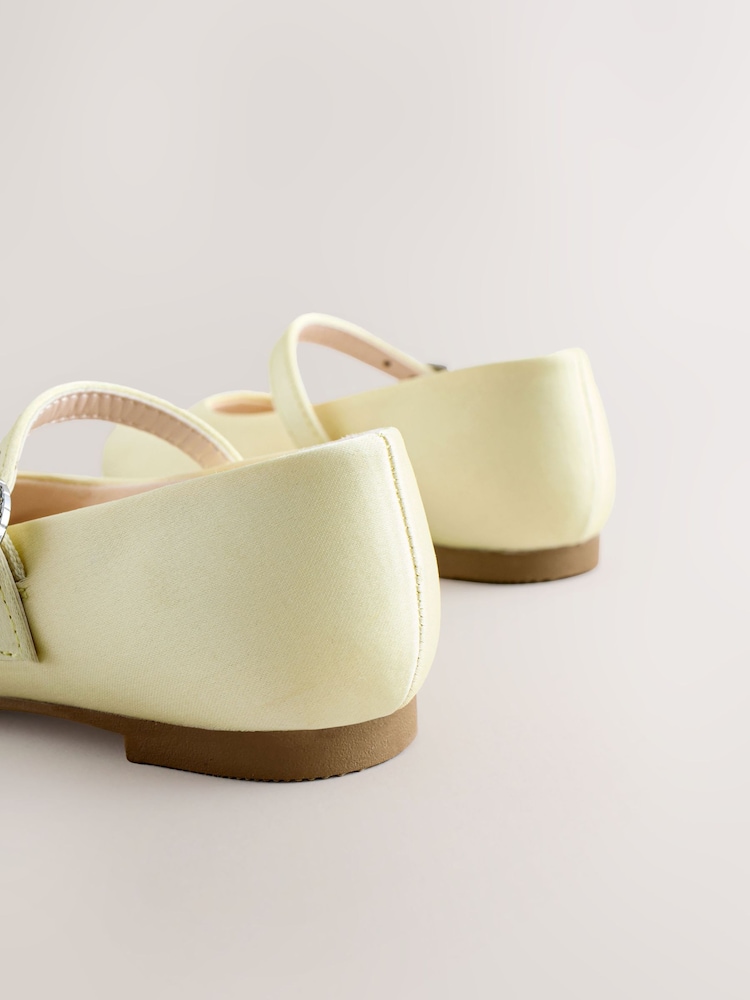 Amarelo - Sapatos Flower Girl Occasion Mary Jane - Imagem 2 de 5 Amarelo - Sapatos Flower Girl Occasion Mary Jane - Imagem 2 de 5