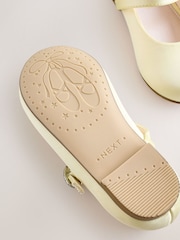 Rumena - Cvet dekleta Priložnost Mary Jane čevlji - Slika 4 iz 5