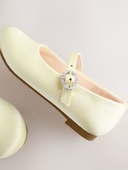 Rumena - Cvet dekleta Priložnost Mary Jane čevlji - Slika 5 iz 5