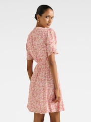 Forever New Pink Saffron Petite Printed Sun Dress - Image 2 of 5