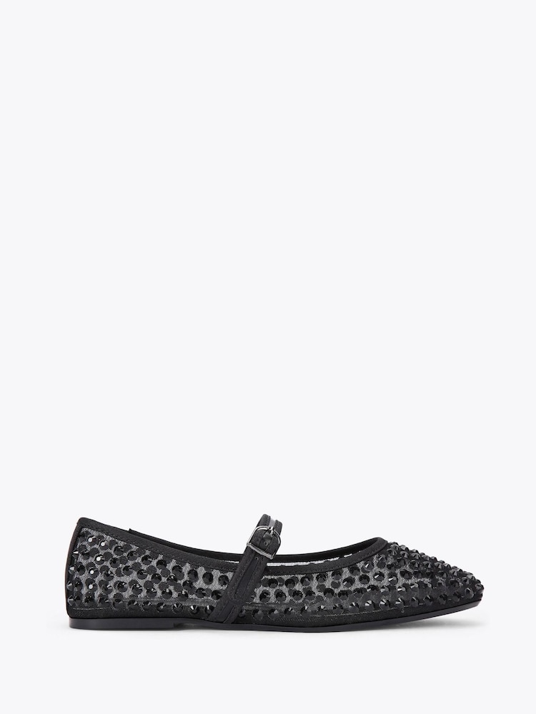 KG Kurt Geiger Black chrome Mesh Pumps - Image 1 of 4