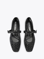 KG Kurt Geiger Black chrome Mesh Pumps - Image 2 of 4