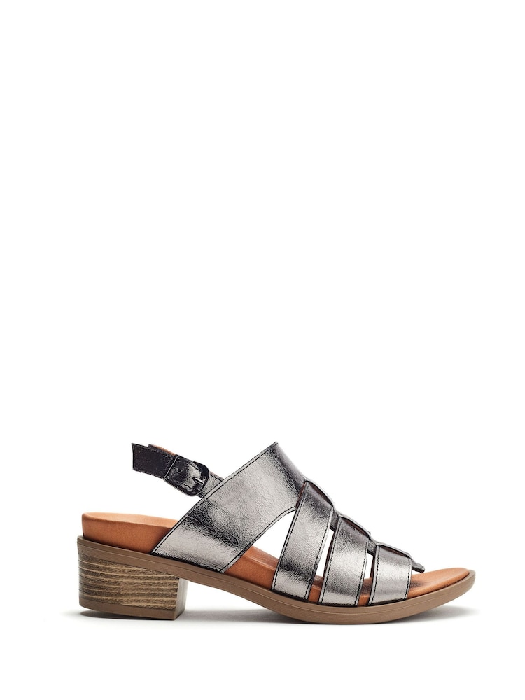 Moda in Pelle Mere Heeled Footbed Fisherman Sandals - Image 1 of 4 Moda in Pelle Mere Heeled Footbed Fisherman Sandals - Image 1 of 4