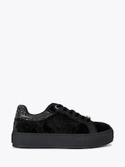 KG Kurt Geiger Kali Gem Black Trainers - Image 1 of 4