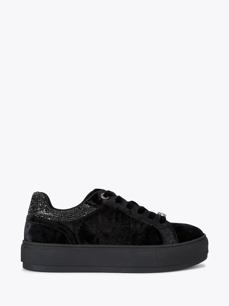 KG Kurt Geiger Kali Gem Black Trainers - Image 1 of 4
