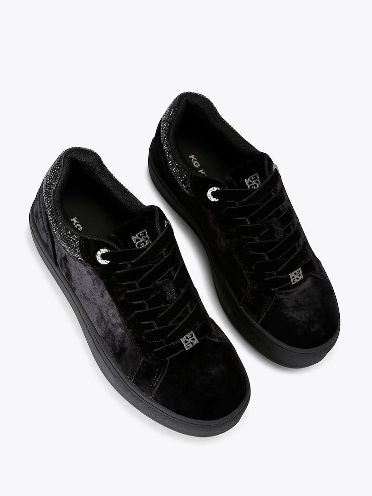 KG Kurt Geiger Kali Gem Black Trainers - Image 2 of 4