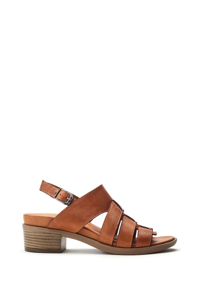 Moda in Pelle Mere Heeled Footbed Fisherman Sandals - Image 1 of 4 Moda in Pelle Mere Heeled Footbed Fisherman Sandals - Image 1 of 4