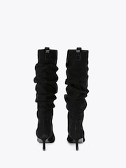 KG Kurt Geiger Black Rouche Boots - Image 3 of 4