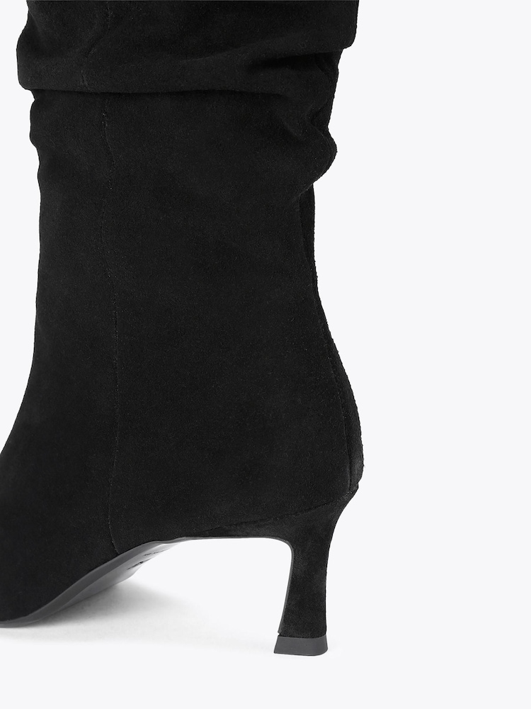KG Kurt Geiger Black Rouche Boots - Image 4 of 4 KG Kurt Geiger Black Rouche Boots - Image 4 of 4