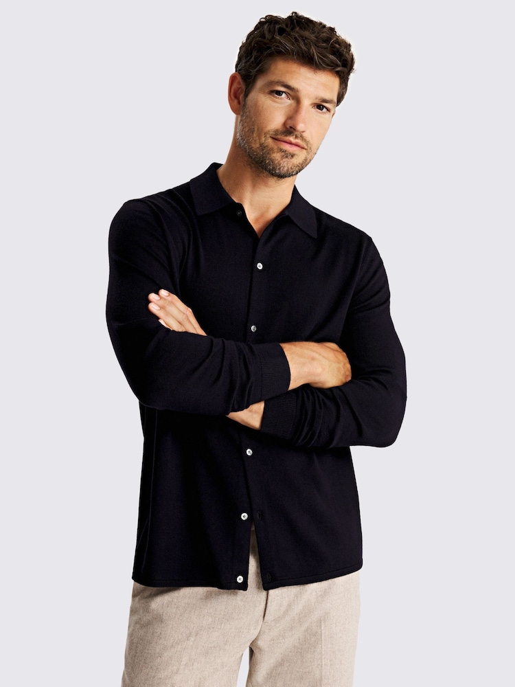 MOSS Blend Button Through Shirt - Image 1 of 3 MOSS Blend Button Through Shirt - Image 1 of 3
