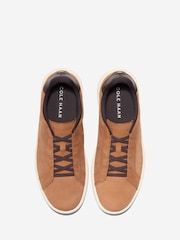 Cole Haan Mens Grand Crosscourt Daily Slip On Brown Trainers - Image 5 of 6