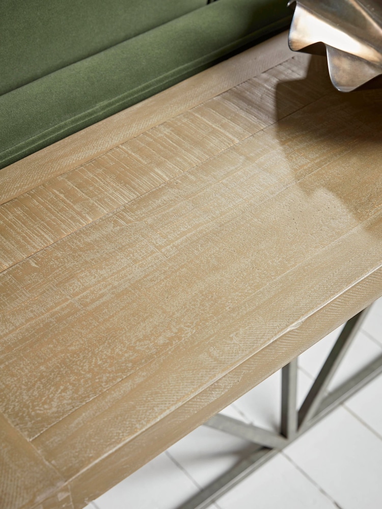 Cox & Cox Brown Tavira Console Table - Image 2 of 5